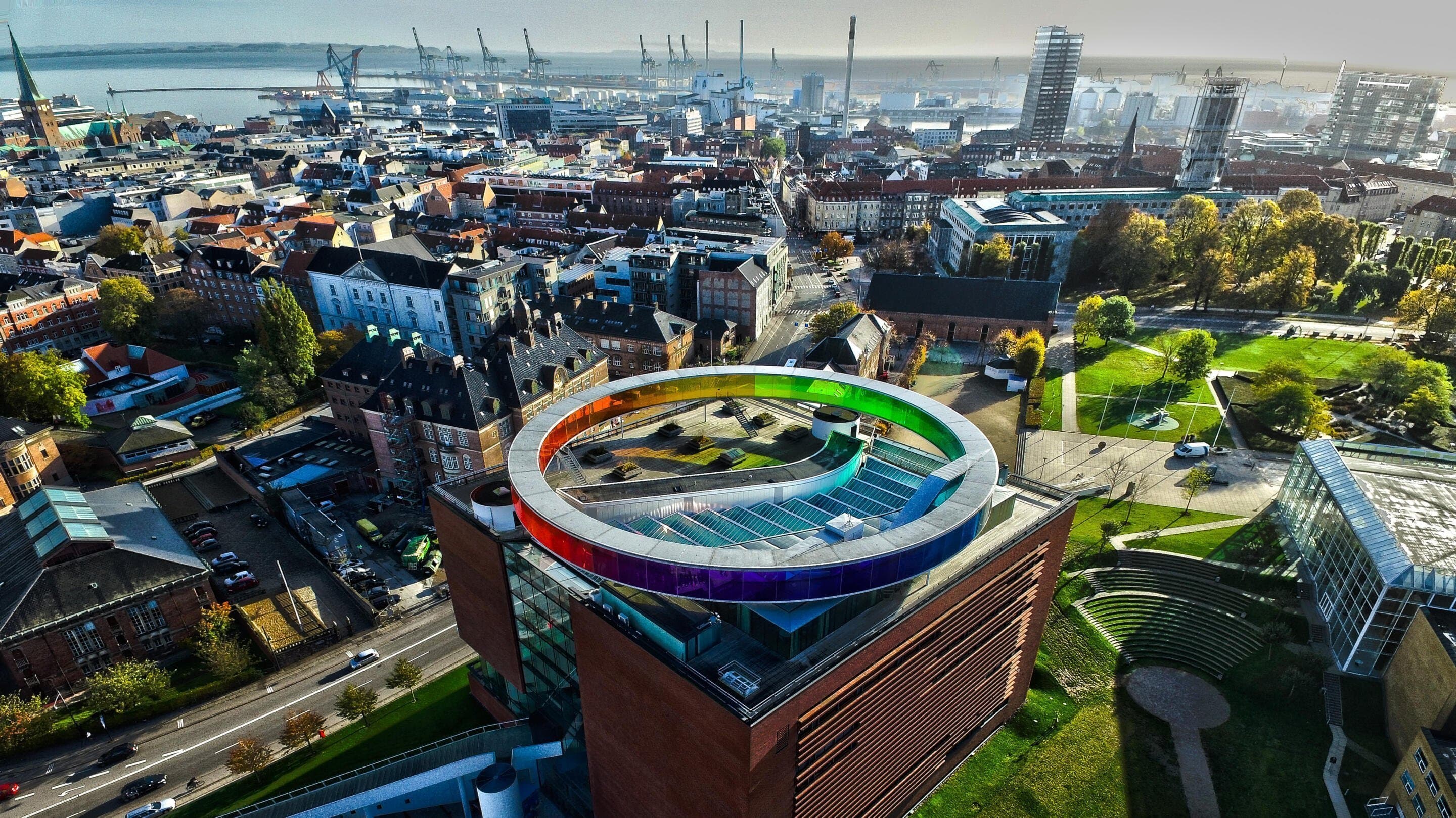 Background image of Aarhus